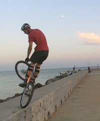 mountain biking and biketrial skills